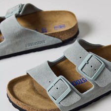 NEW Birkenstock Arizona Soft Footbed Women's Sandals - Pure Sage in US W 7/ M 5