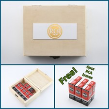 RCA Storage Wooden Box for Vacuum Tube free tube boxes for 12AX7 6DJ8 12BH7 6X4