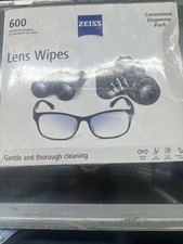 Individually Wrapped 600 Count Lens Wipes for Safe Cleaning of All Lens Types