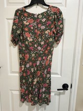 Women s Floral Dress By Loft Size 4