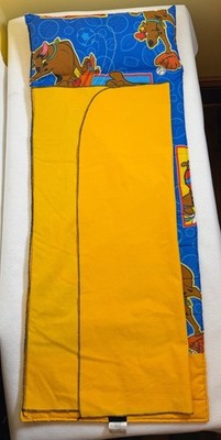 Vintage Scooby-Doo 90s The Kid Napper Sleeping Bag Nap Mat Y2K Made in USA