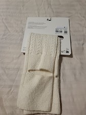 NWT Lululemon Wool-Blend Cable-Knit Leg Warmer O/S Light Ivory