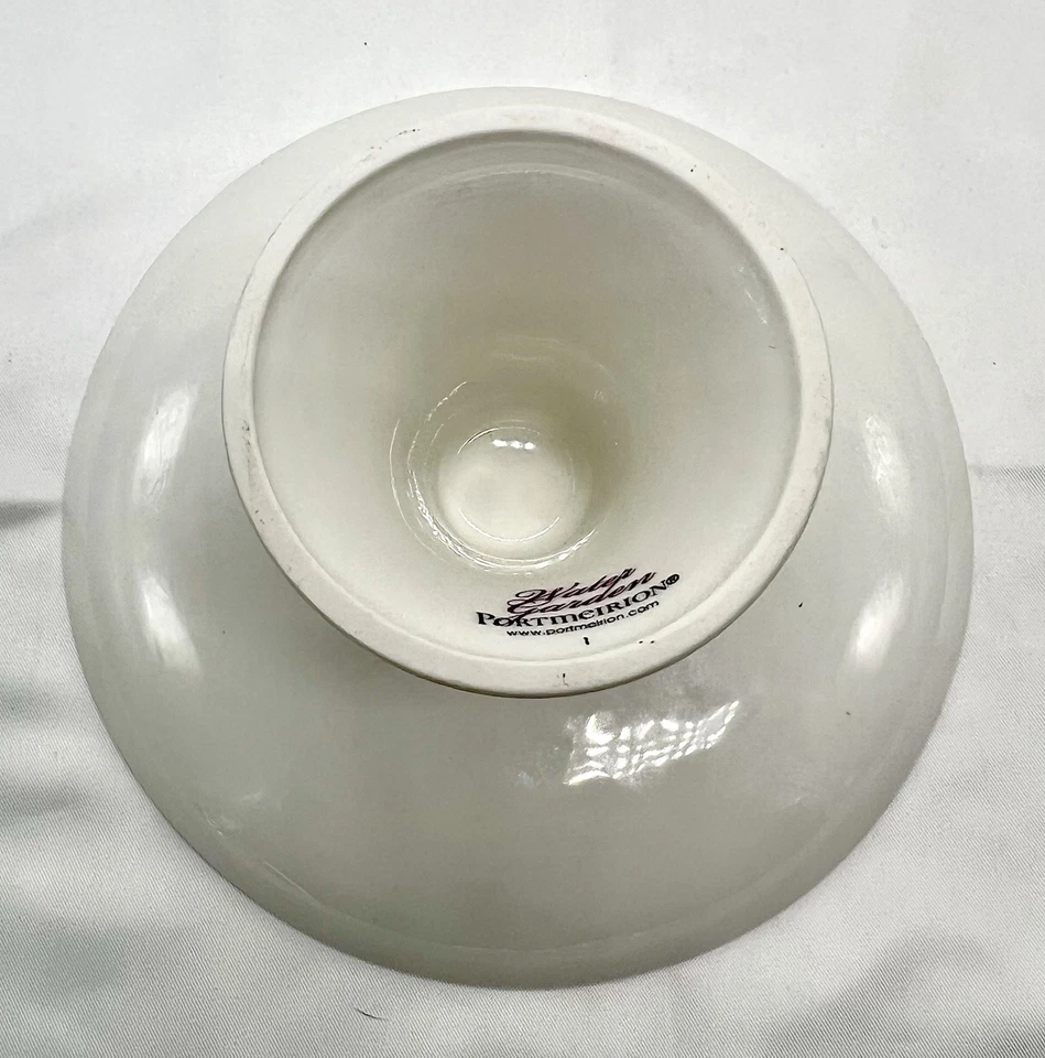 PortMeirion Mini Cake / Dessert Stand "Water Garden" Porcelain - Image 4 of 4