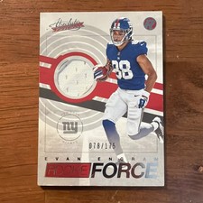 2017 Panini Absolute - Rookie Force Materials #30 Evan Engram 78/175 PLAYER WORN