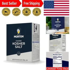 Coarse Kosher Salt - Easy Pinch & Sprinkle, Kosher Certified | 3 lbs
