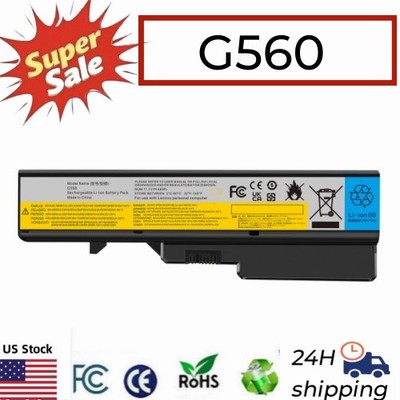  6 Cell G560 Battery for Lenovo IdeaPad G460 G570 V570 Z470 B570 L09S6Y02 48Wh
