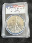 1989 American Silver Eagle $1 PCGS MS69 Edmund Moy Signed Label First Year