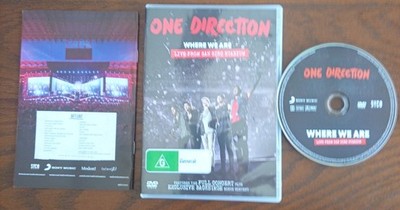 ONE DIRECTION: WHERE WE ARE (DVD,'14,WS)~Live From San Siro Stadium~Full Concert