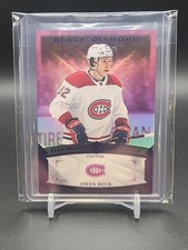 2023-24 UD Black Diamond RC Futures Purple Owen Beck 02/49 Montreal Canadiens