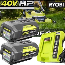 For Ryobi 40V Battery 8.0Ah OR 40 Volt Rapid Charger LED Lithium OP4050 OP40602