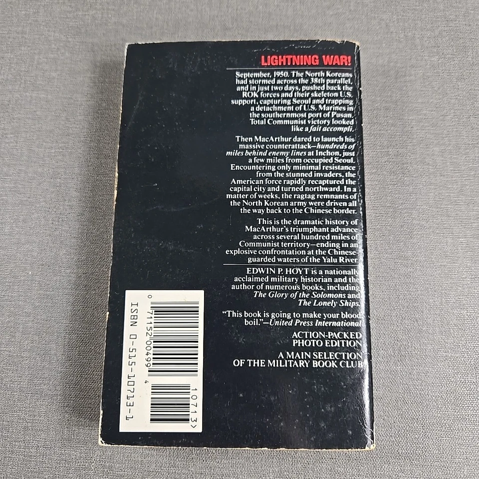 On to the Yalu~Pork Chop Hill ~ Korean War ~ 2 VTG Jove War Paperback Books - Image 4 of 4