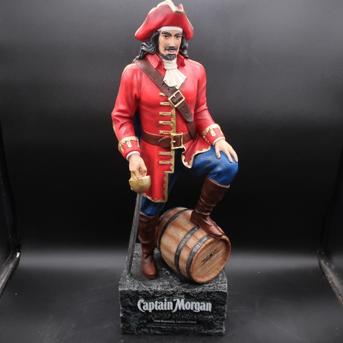 Captain Morgan Store Display Statue Bar Advertising Sculpture Sign 18" Man Cave