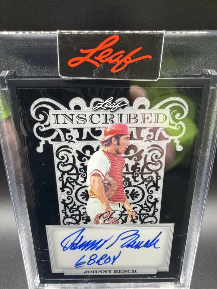 2024 HOJA DECADENCIA JOHNNY BANCO INSCRITO AUTOMÁTICO 68 ROY 1/1 Foto 3 de 4