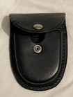 Smith & Wesson Model 100-1 Hinged Handcuffs w/ LawPro Leather Case USA — photo 6