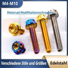 Edelstahl V2A Bundschraube M4 M5 M6 M8 M10 Flansch Sechskant Aush&ouml;hlen Schraube