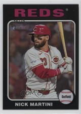 2024 Topps Heritage High Number Chrome Black Border /75 Nick Martini #591 1pr8