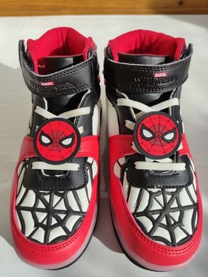 Spider-Man Kids High-Top Sneakers EU 32 Marvel Shoes Great Condition Fast Ship