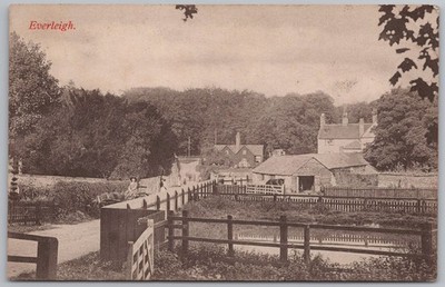 Everleigh Wiltshire Das Dorf Postkarte