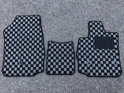 Toyota Alphard Vellfire 30 Series Front 3pcs Gray Black Floor Mats RHD 2015 2023