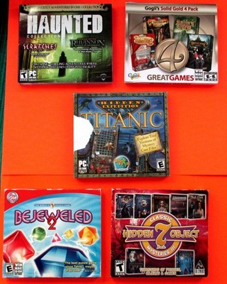 Five CD/DVD Software Lot