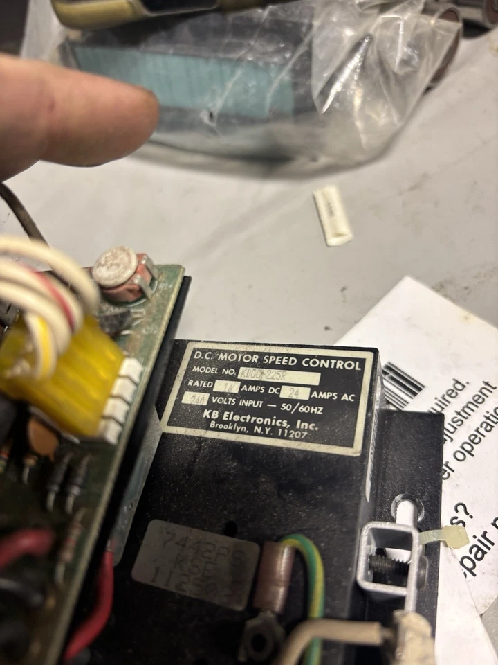 Kb Electronics KBCC-225R 9924E Dc Speed Control 230v-ac 0-180v-dc - Image 2 of 3