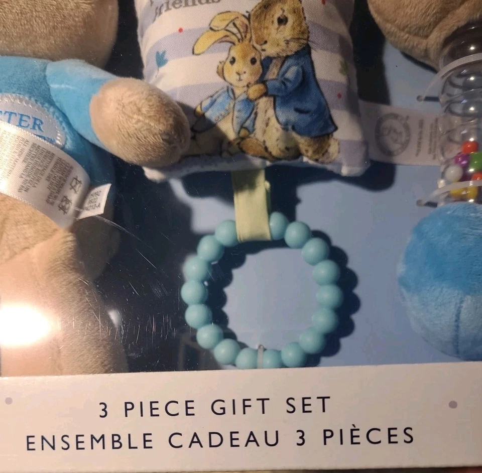 ДЕТИ ПРЕДПОЧИТАЮТ Беатрикс Поттер Питер кролик подарочный набор мягкая игрушка, новый запечатанный - Изображение 4 из 4