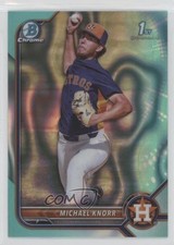 2022 Bowman Draft Chrome Aqua Lava Refractor 148/199 Michael Knorr #BDC-120 09l8