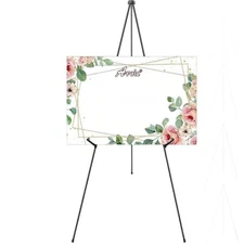 AROIC 63" Easel Stand - Portable, Foldable Metal - Signs, Logos, Arts, Painting