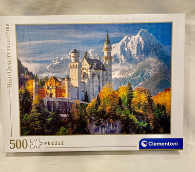 Neuschwanstein Castle Jigsaw Puzzle 500 Pieces Clementoni 35146 Collection