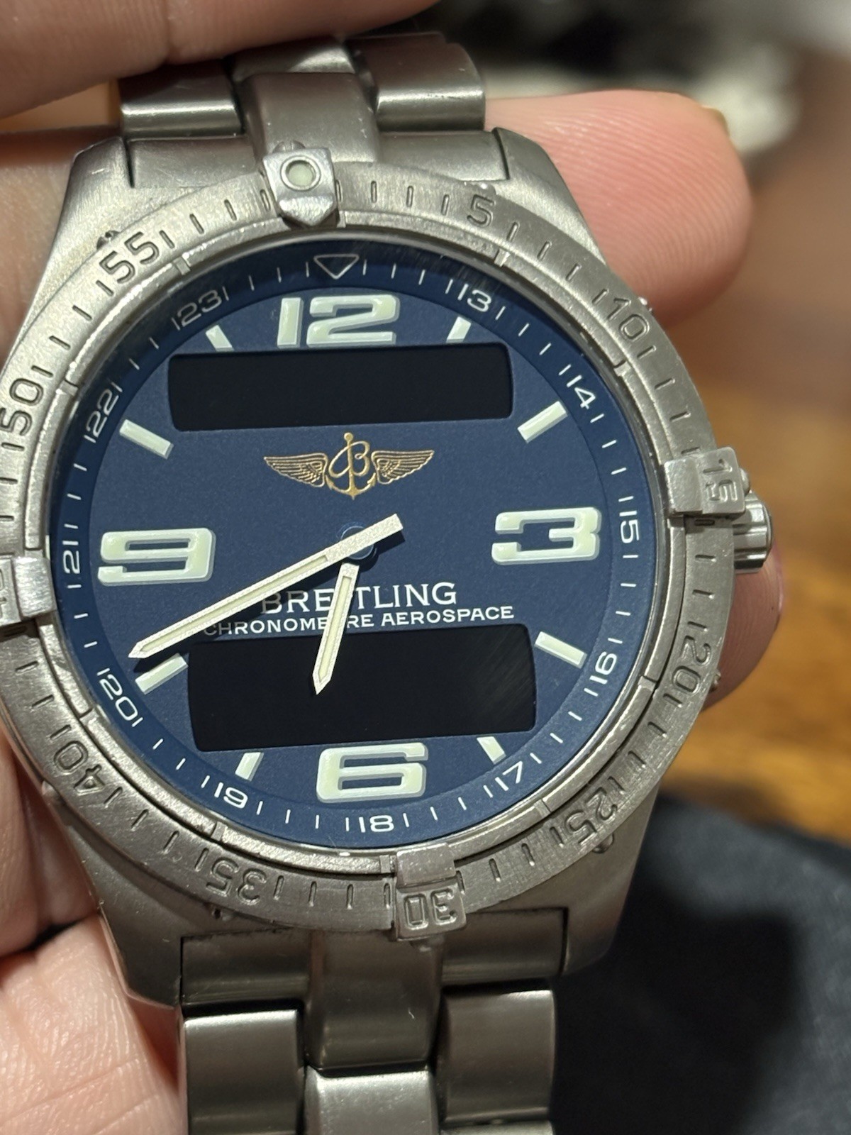Breitling Chronometer Aerospace Watch. Guaranteed… - image 2
