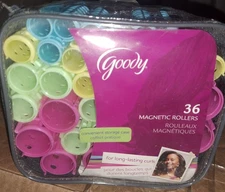 GOODY 2011 36 Magnetic Rollers Curlers with Snap Over Covers Multipack 36 SEALED