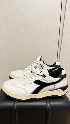 Diadora b.560 heritage low-top sneakers white and black