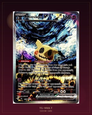 MIMIKYU-STARRY-NIGHT Full Art Style Custom Card Fan Art keine Originalkarte