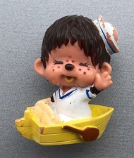 VINTAGE 70s? 80's? Sekiguchi Monchhichi CHICABOO Mini SAILOR Figure Toy (C)
