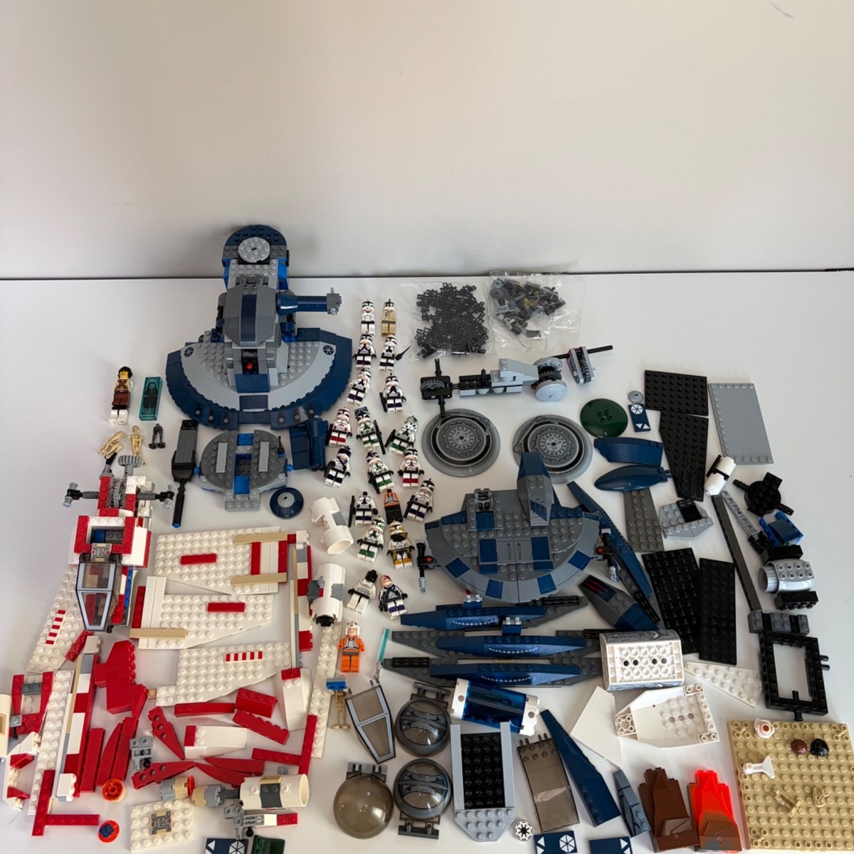 Lego Star Wars Incomplete Set Lot Clone Trooper Minifigures 6211