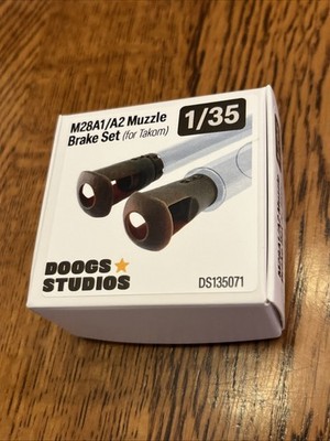 1/35 Doogs Studios #135071 M28A1/A2 Muzzle Brake Set For Takom Kits