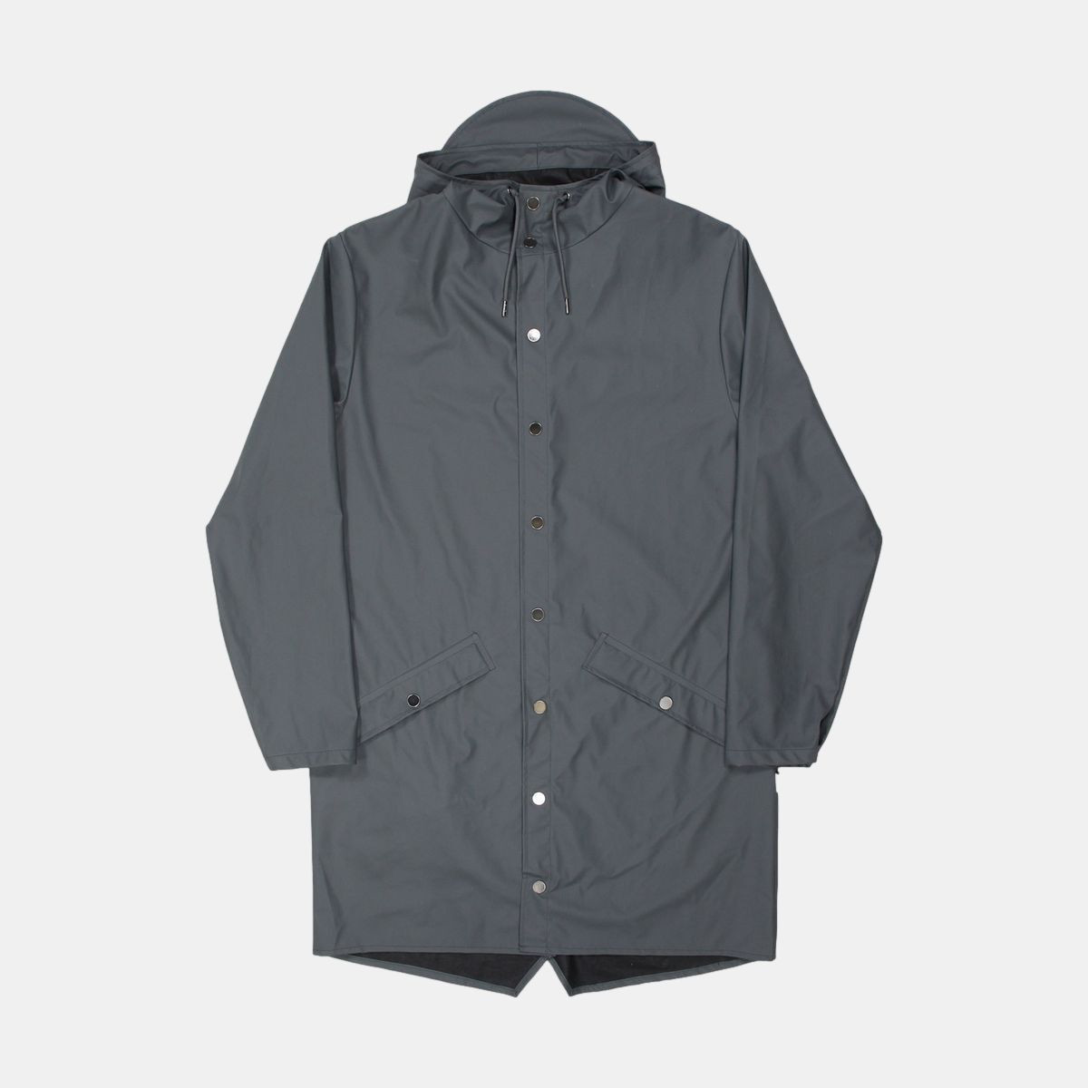 Rains Long Jacket / Size S / Mid-Length / Mens / Grey / Polyester