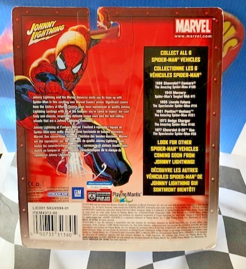 Chevrolet G-20 2004 Johnny Lightning Marvel Spider-man Series 1977 furgoneta 1/64 RR Foto 2 de 2