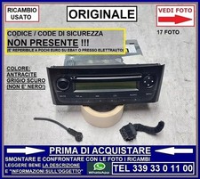 STEREO RADIO AUTORADIO CD -NO MP3- -NO CODICE DI SICUREZZA- FIAT GRANDE PUNTO