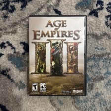 Age of Empires III PC CD-ROM Video Game Set of 3 Complete