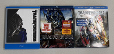 Transformers Blu-ray 3 movie collection with slipcovers - Excellent Condition