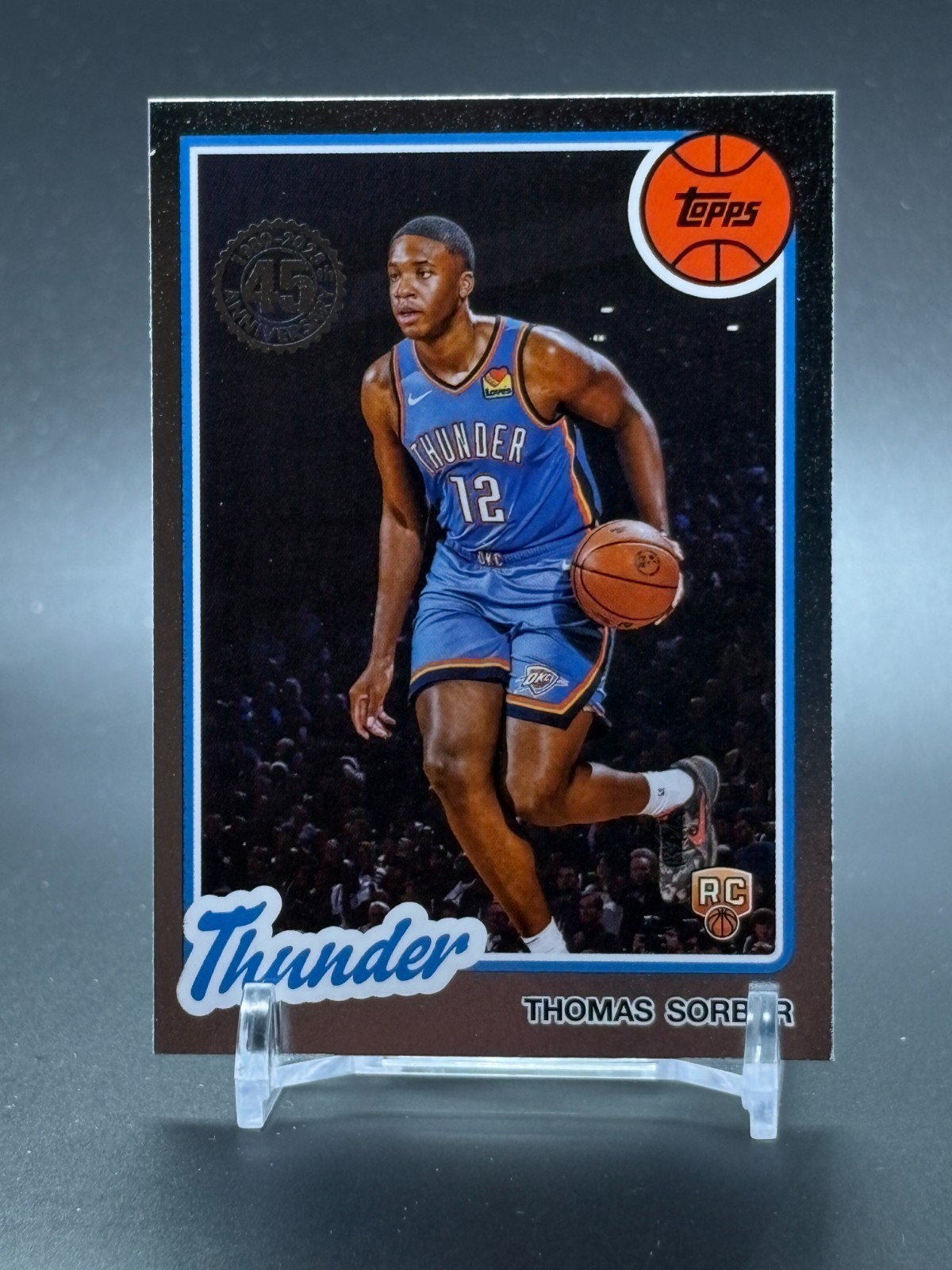 2025-26 Topps 1980 Retro 80BK-61 THOMAS SORBER OKC Thunder RC