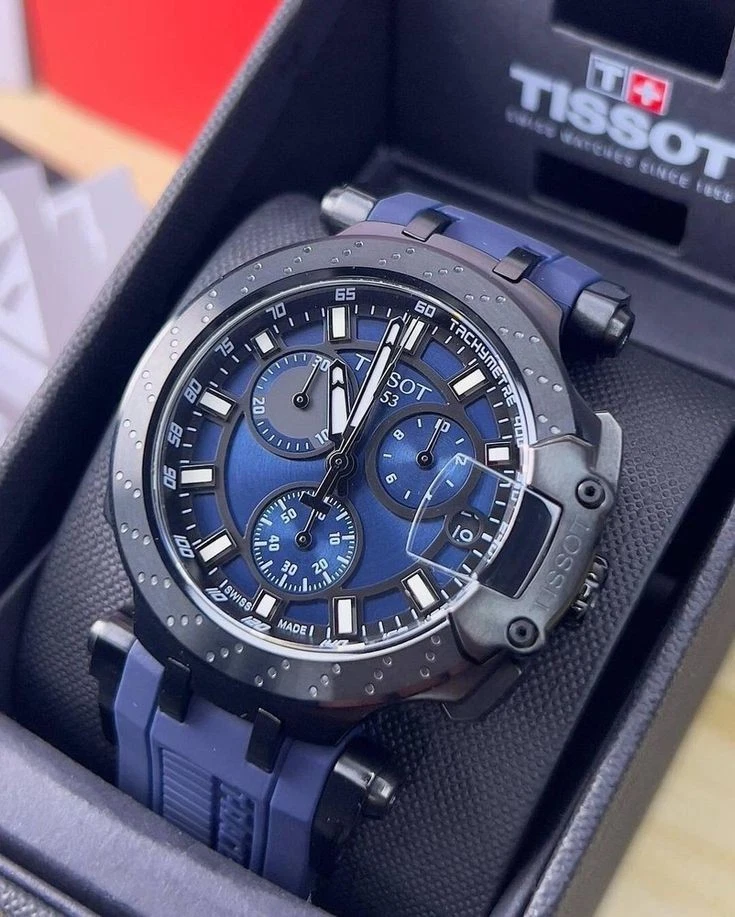 Preços baixos em Tissot T-Race relógios de pulso pulseira Azul | eBay