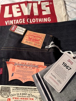 LEVI'S 1967 ® 505-0217 LVC Pre-shrunk JAPAN Selvedge Vintage