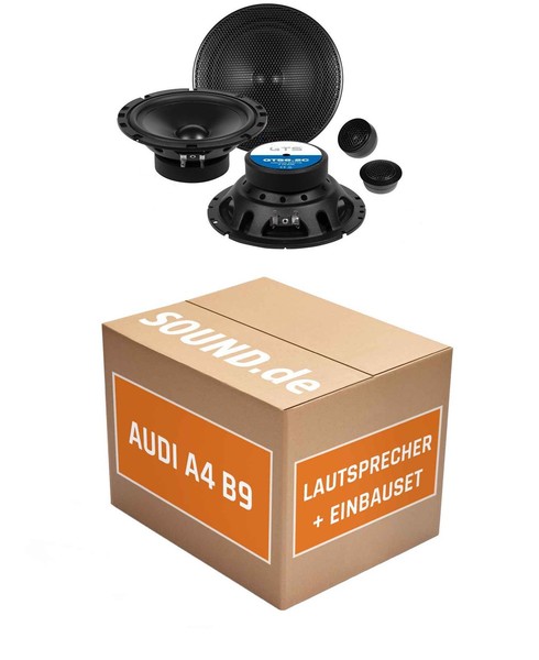 Lautsprecher Boxen Vorne Crunch GTS FüR Audi A4 B9 Avant/Kombi 2X Tief-MitteltöN-image