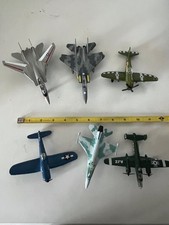 vintage lot diecast military aircraft planes airplanes Maisto  others