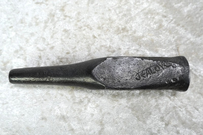 Vintage Signed 7/8'' Blacksmith Hammer Head Punch Anvil Tool 3.1 Lbs
