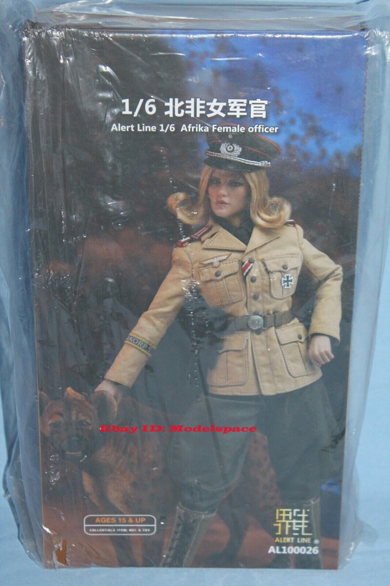 Alert Line AL100026 北アフリカ女性役員 1/6 フィギュア Alert Line 1/6 Al100026 WWII North African Female Officers Action