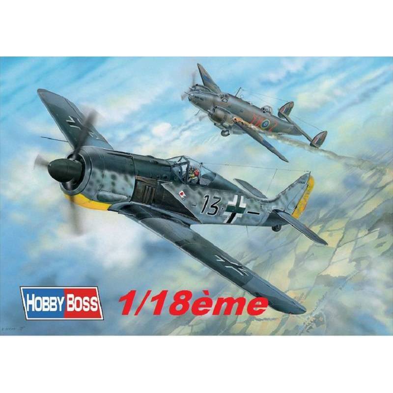 Modellino Aereo Focke-Wulf Fw190a-5 HOBBY BOSS 81802 1/18ème Char Promo