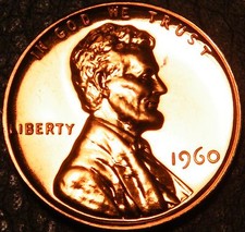1960 Gem Proof Lincoln Large Date Memorial Pennies Cents In Us Coin 1960 Gem Proof Lincoln Large Date Memorial Pennies Cents In Us Coin